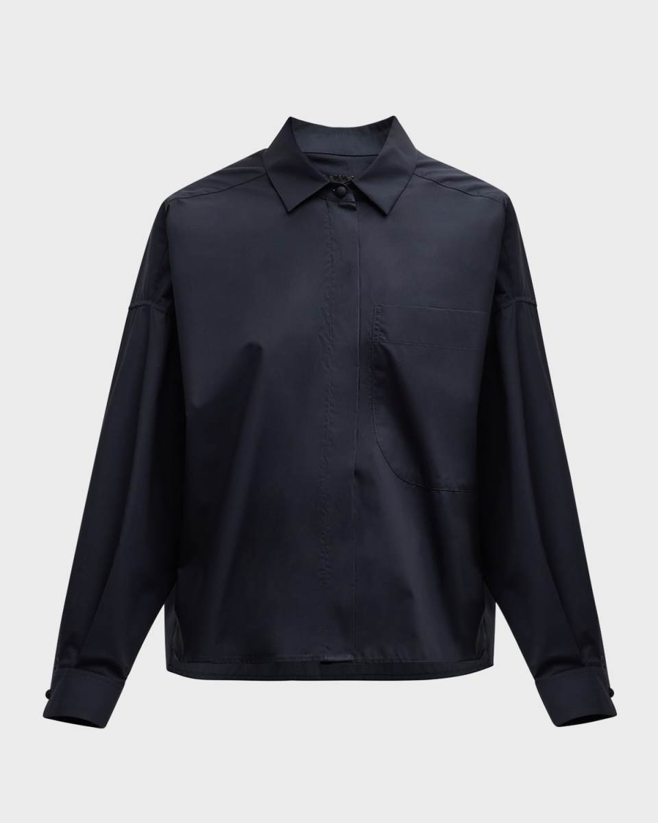 Button-Down Cotton Poplin Shirt